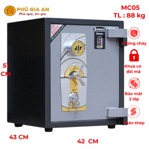 Két sắt siêu chống trộm Samurai MC05 mã cơ có định vị