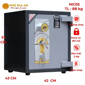 Két sắt siêu chống trộm Samurai MC05 mã cơ có định vị