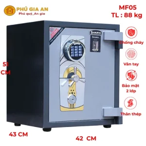 Két sắt siêu chống trộm Samurai MF05 vân tay điện tử kết hợp – Thương hiệu Phú Gia An