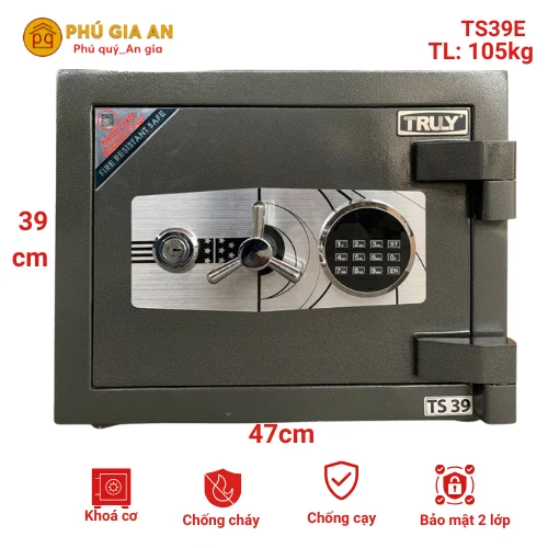 Két sắt siêu cường Truly TS39E khóa điện tử Led 1 Két sắt siêu cường Truly TS39E khóa điện tử Led 1