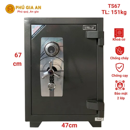 Két sắt siêu cường Truly TS67 khóa cơ 1