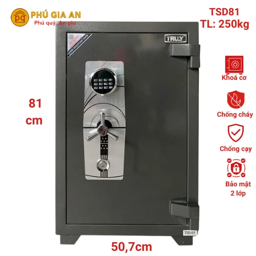 Két sắt Truly siêu cường TSD81 két trong két 1 Két sắt Truly siêu cường TSD81 két trong két 1