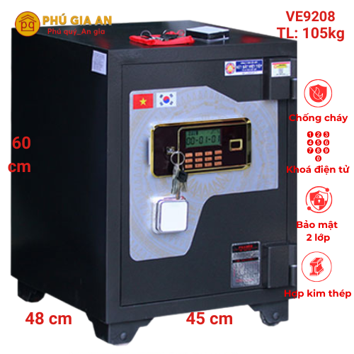 Két Sắt Siêu Cường Việt Tiệp VE9208 Khóa Điện Tử Cao Cấp