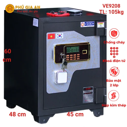 Két Sắt Siêu Cường Việt Tiệp VE9208 Khóa Điện Tử Cao Cấp 1 Két Sắt Siêu Cường Việt Tiệp VE9208 Khóa Điện Tử Cao Cấp 1