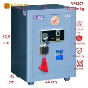 Két sắt siêu cường Việt Tiệp VF6207 vân tay báo động-Model 2024