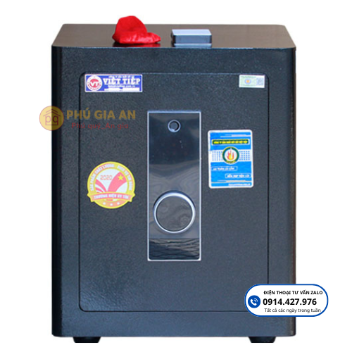 Két sắt siêu cường Việt Tiệp VFD5607-B Vân Tay Mã Số Màu Đen 2