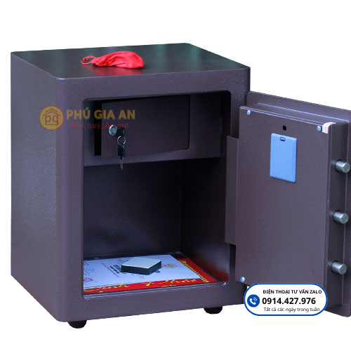 Két sắt siêu cường Việt Tiệp VFD5607-B Vân Tay Mã Số Màu Đen 3