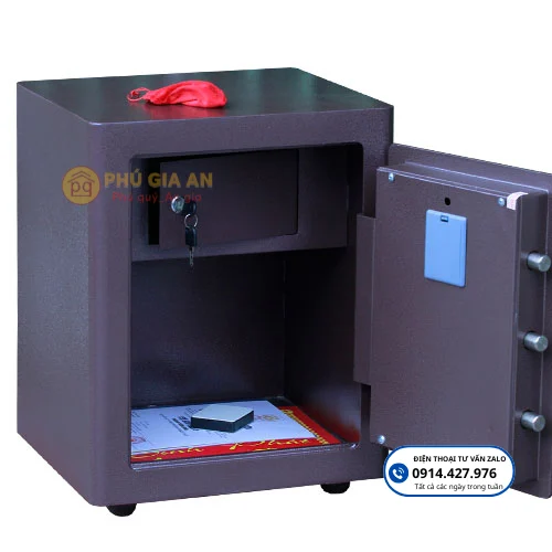 Két sắt siêu cường Việt Tiệp VFD5607-B Vân Tay Mã Số Màu Đen 3