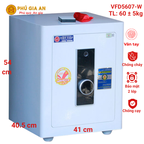 Két sắt siêu cường Việt Tiệp VFD5607-W màu trắng chính hãng