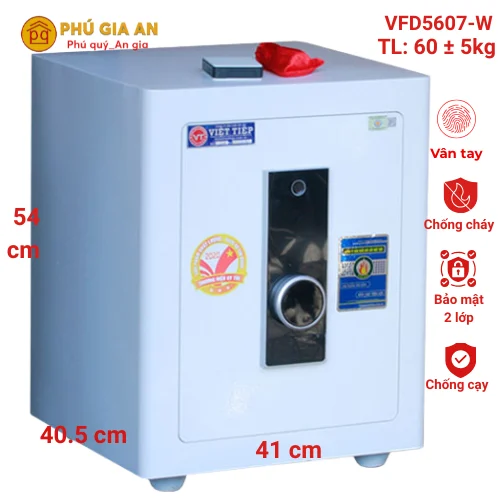 Két sắt siêu cường Việt Tiệp VFD5607-W màu trắng 1 Két sắt siêu cường Việt Tiệp VFD5607-W màu trắng 1