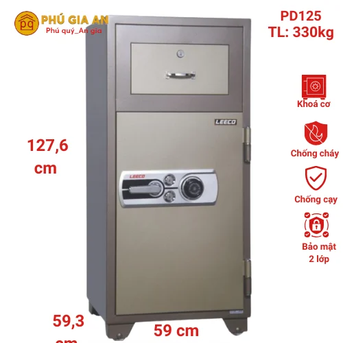 Két sắt thả tiền Leeco PD125(M) 1 Két sắt thả tiền Leeco PD125(M) 1
