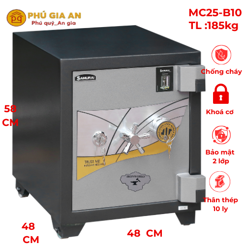 Két sắt thân dày 10ly Samurai MC25-B10 1