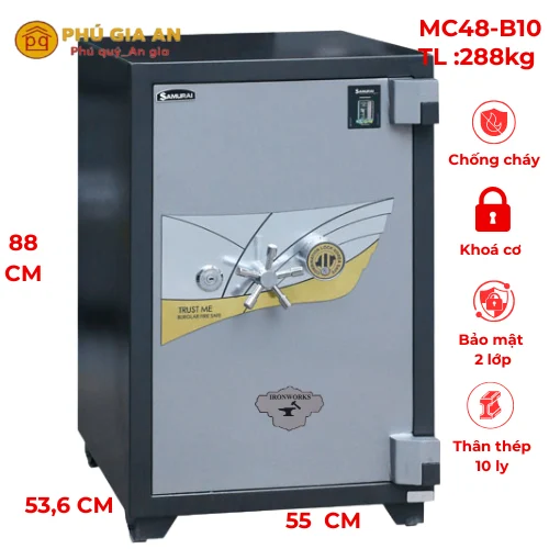 Két sắt Samurai Chống Đập MC48-B10 1 Két sắt Samurai Chống Đập MC48-B10 1