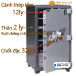 Két sắt thân vỏ thép 10ly Samurai MCD510-B10 két trong két