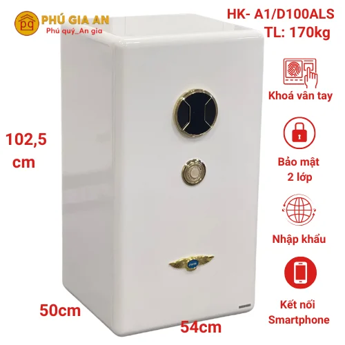 Két sắt thông minh AifeiBao HK-A1/D100ALS màu trắng 1
