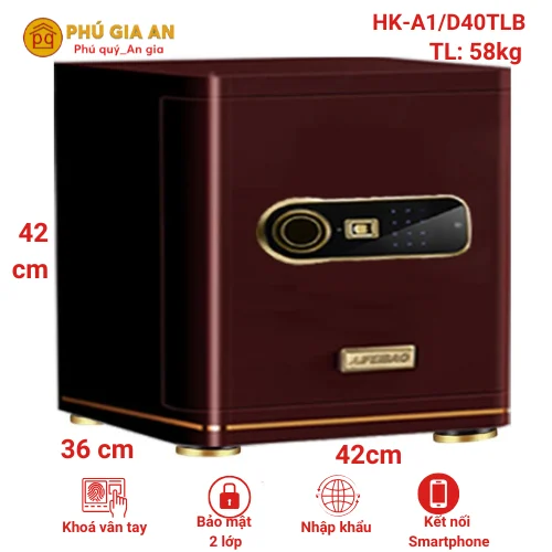 Két sắt thông minh Aifeibao HK-A1/D40TLB 1 Két sắt thông minh Aifeibao HK-A1/D40TLB 1