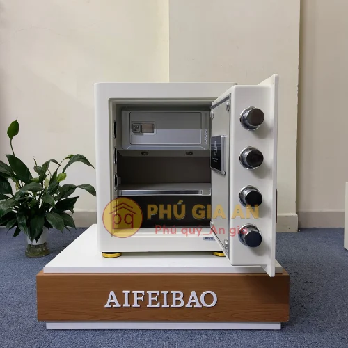 Két sắt thông minh Aifeibao HK-A1/D45HM 3 Hệ thống khóa vân tay và điện tử hiện đại trên két sắt Aifeibao