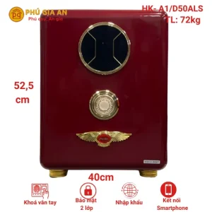 Két sắt thông minh AifeiBao HK-A1/D50ALS-W màu đỏ