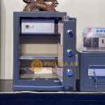 Két sắt thông minh Aifeibao HK-A1/D60HM nhập khẩu màu xanh xám