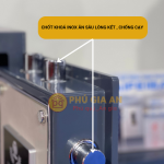 Két sắt thông minh Aifeibao HK-A1/D60HM nhập khẩu màu xanh xám