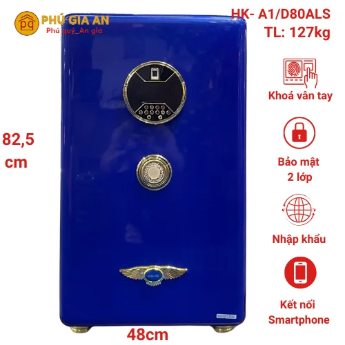 Két sắt thông minh AifeiBao HK-A1/D80ALS màu xanh 1