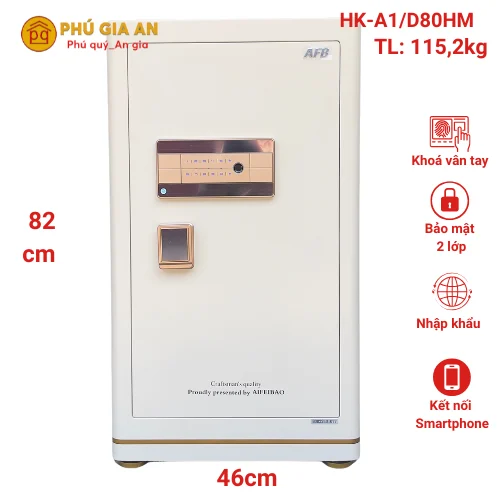 Két sắt thông minh Aifeibao HK-A1/D80HM thiết kế hiện đại
