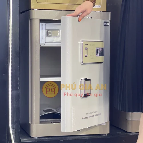 Két sắt thông minh Aifeibao HK-M/D-60AL 2 Cấu tạo thép nguyên khối của két sắt thông minh Aifeibao HK-M/D-60AL