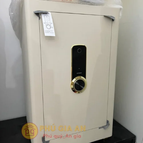 Két sắt thông minh Aifeibao HK-M/D-70AS nhập khẩu chính hãng 4 Két sắt Aifeibao màu trắng thanh lịch phù hợp nội thất hiện đại