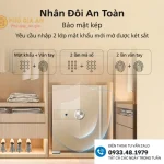 Két sắt thông minh Philips SBX202-5CO vân tay mã số điện tử
