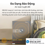 Két sắt thông minh Philips SBX202-6CO vân tay mã số điện tử