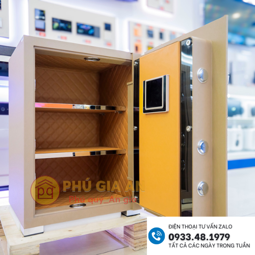 Cấu tạo nguyên khối của két sắt Philips