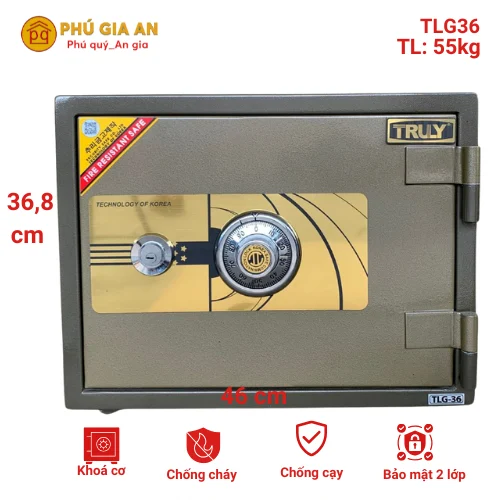Két sắt Truly Gold TLG36C khóa cơ đổi mã 1