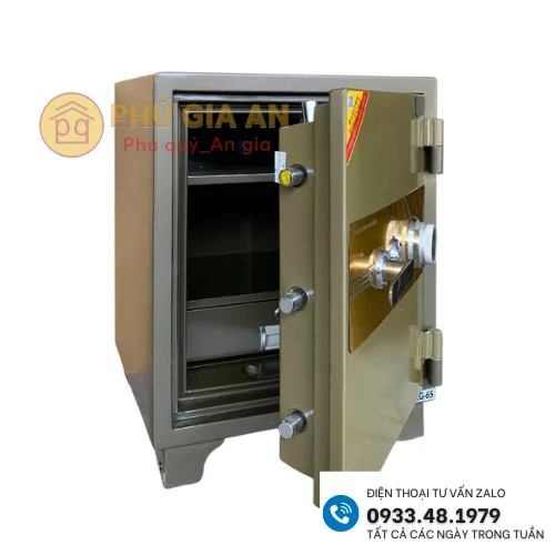 Két sắt Truly Gold TLG65C mã cơ Hàn Quốc 2 Két sắt Truly Gold TLG65C mã cơ Hàn Quốc 2