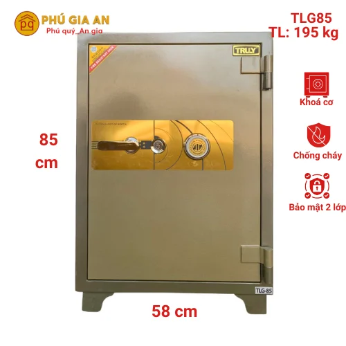 Két sắt Truly Gold TLG85C  khóa cơ đổi mã 1