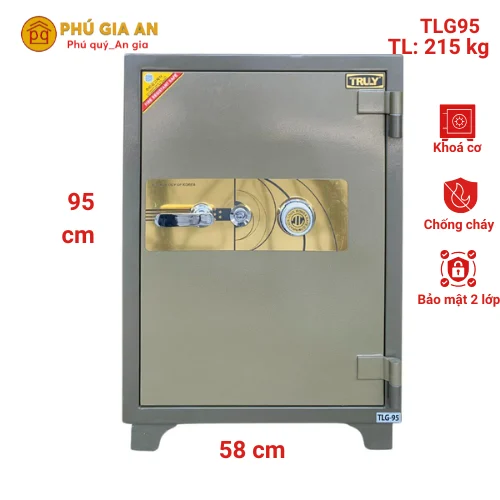 Két sắt Truly Gold TLG95C khóa cơ đổi mã 1 Két sắt Truly Gold TLG95C khóa cơ đổi mã 1