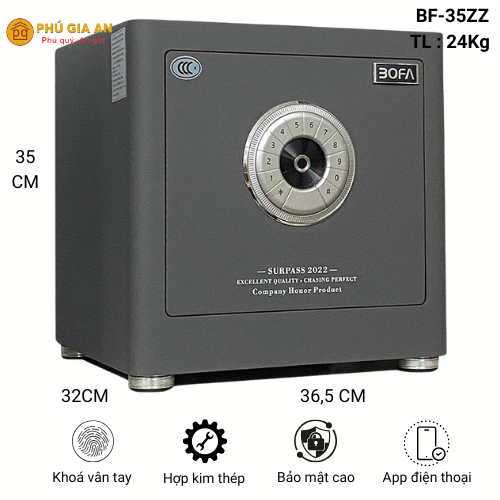 Két sắt vân tay điện tử Bofa BF-35ZZ 