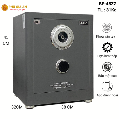 Két sắt vân tay điện tử Bofa BF-45ZZ