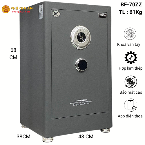 Két sắt vân tay điện tử Bofa BF-70ZZ 1