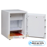 Két sắt vân tay điện tử Việt Tiệp VF51D-W chống cháy màu trắng
