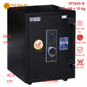Két sắt vân tay điện tử Việt Tiệp VF560D-B chống cháy