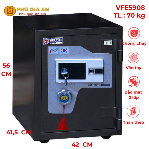 Két sắt vân tay mã số Việt Tiệp VFE5908 – Model 2024 1