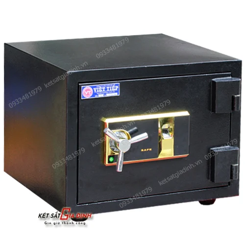Két Sắt Vân Tay VF40-B Màu Đen – Giải Pháp An Ninh Hiện Đại Không Cần Chìa Khóa 1 két sắt vân tay việt tiệp vf40-b màu đen chính hãng