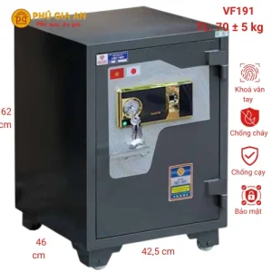 Két sắt vân tay Việt Tiệp VF191 an toàn chống cháy