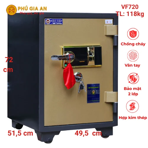 Két sắt vân tay Việt Tiệp VF720