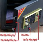 Két sắt chống trộm VF3608 vân tay – model 2022