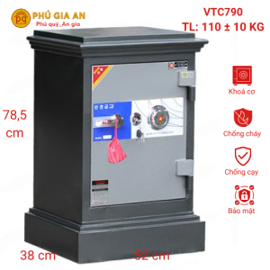 Két sắt Việt Tiệp cao cấp khóa cơ VTC790