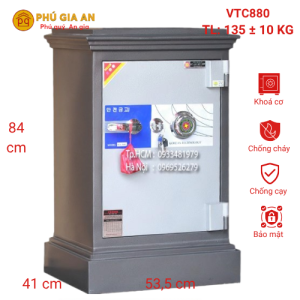Két sắt Việt Tiệp cao cấp khóa cơ VTC880