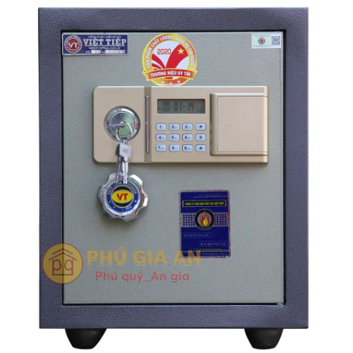 Két sắt Việt Tiệp VE52 điện tử mẫu mới 2022 giải pháp an toàn tối ưu 3 mặt sau két sắt việt tiệp ve52