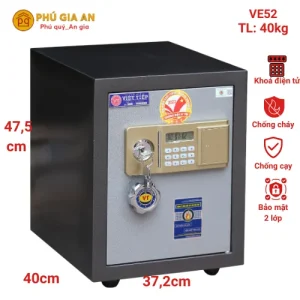 Két sắt Việt Tiệp VE52 điện tử mẫu mới 2022 giải pháp an toàn tối ưu