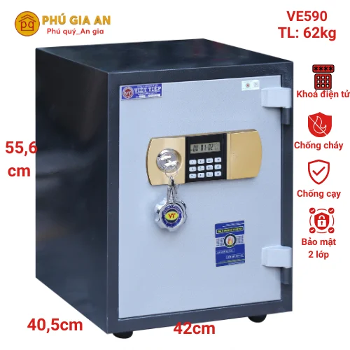 Két sắt phong thủy điện tử VE590 (Tài Vượng) 1